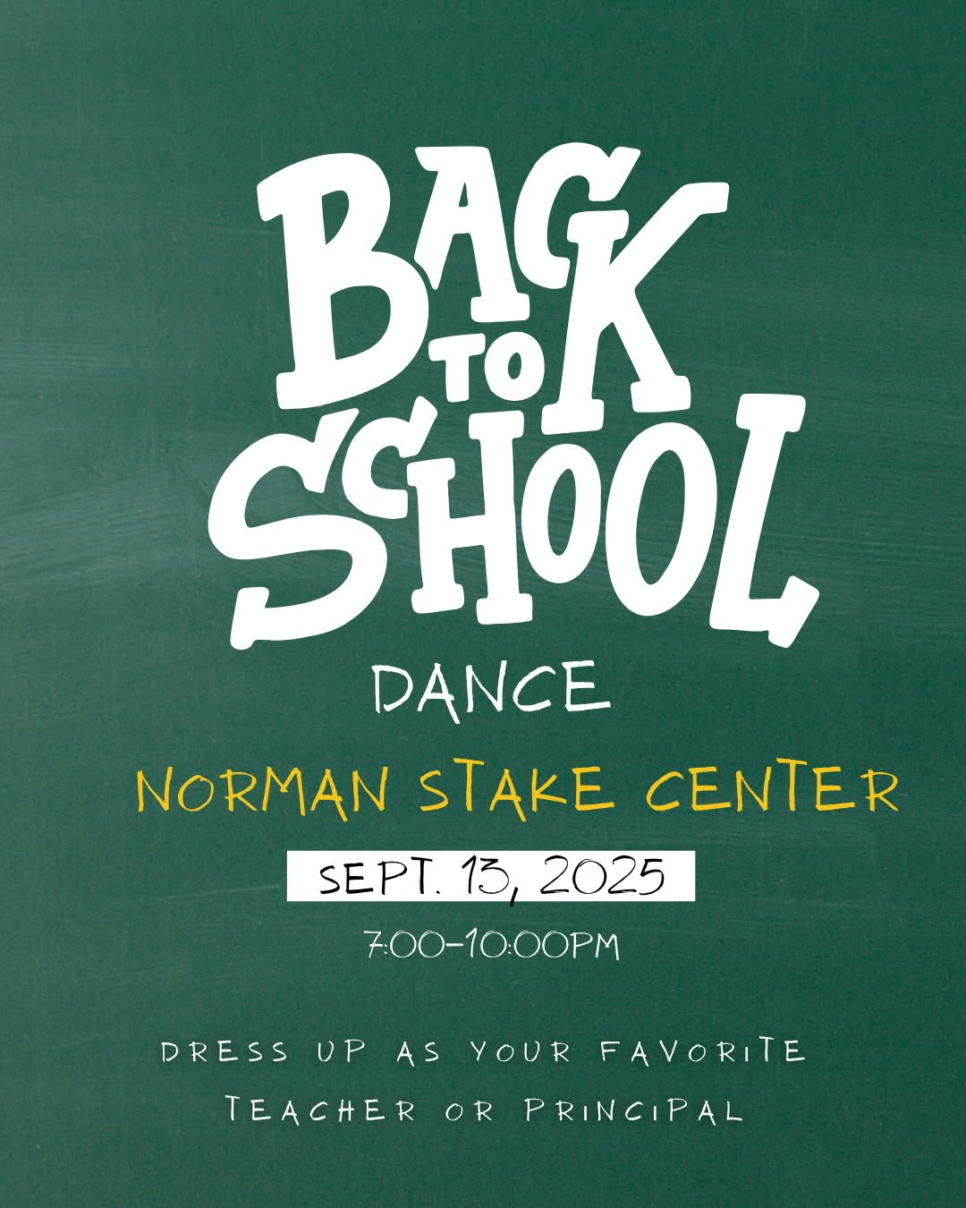Back To School Youth Dance, 13 September | Event in Norman | AllEvents