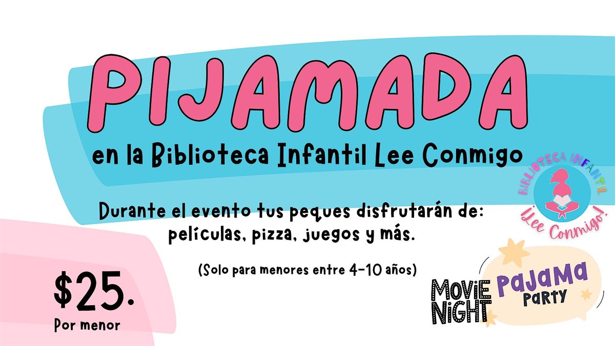 Pijamada en la Biblioteca Infantil Lee Conmigo, 15 August | Event in Guaynabo | AllEvents