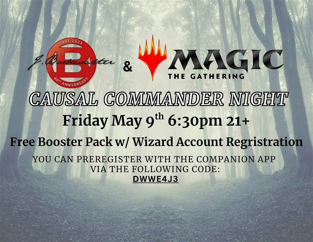 Casual Commander Friday: MTG and Wine!, 9 May | Event in Woodinville | AllEvents