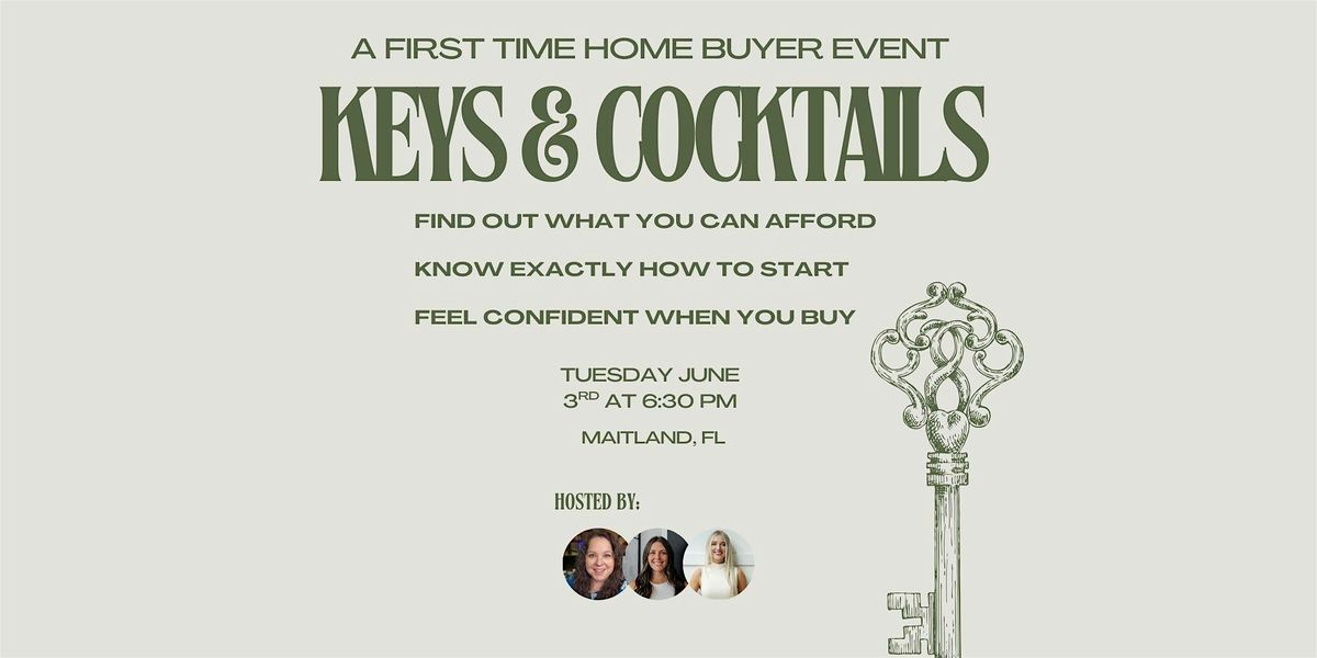 Keys & Cocktails - Your First Step to Homeownership (Info + Q&A), 3 June | Event in Maitland | AllEvents