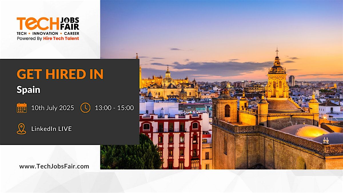 Get Hired in Spain 2025, 10 July | Online Event | AllEvents