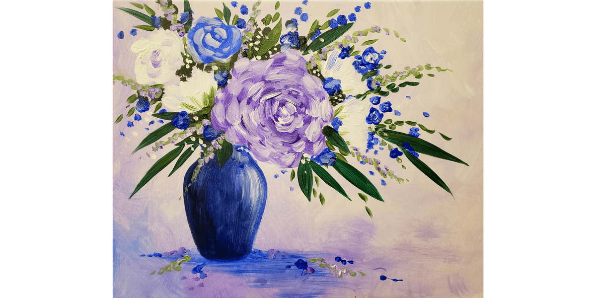 Vibrant Violets - Paint and Sip in Fishkill | Classpop!™, 20 September | Event in Fishkill | AllEvents