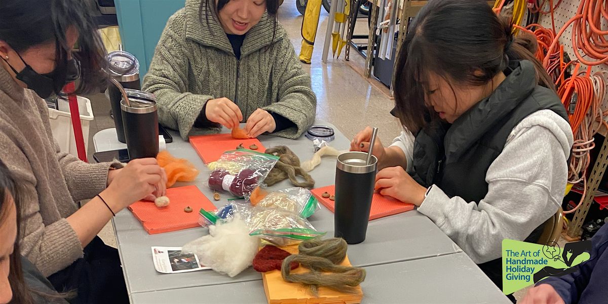 Learn the Basics of Needle Felting and Make a Holiday Ornament, 13 December | Event in Shoreline | AllEvents