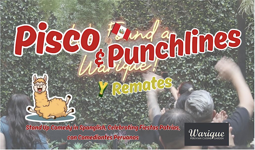 Pisco and Punchlines!, 25 October | Event in Brooklyn | AllEvents