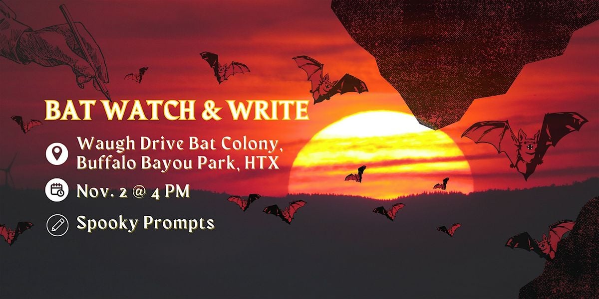 Bat Watch & Write, 2 November | Event in Houston | AllEvents