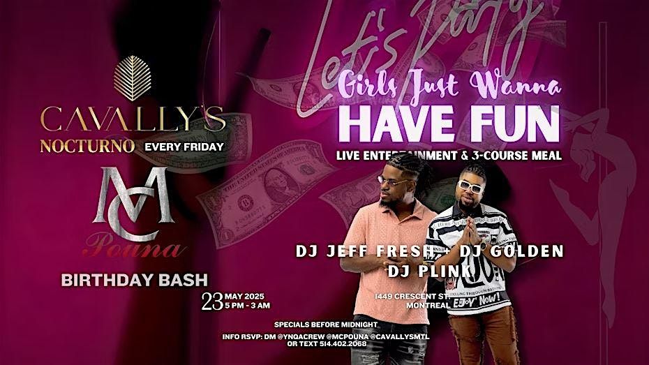 GIRLS JUST WANNA HAVE FUN Part.2, 23 May | Event in Montréal | AllEvents