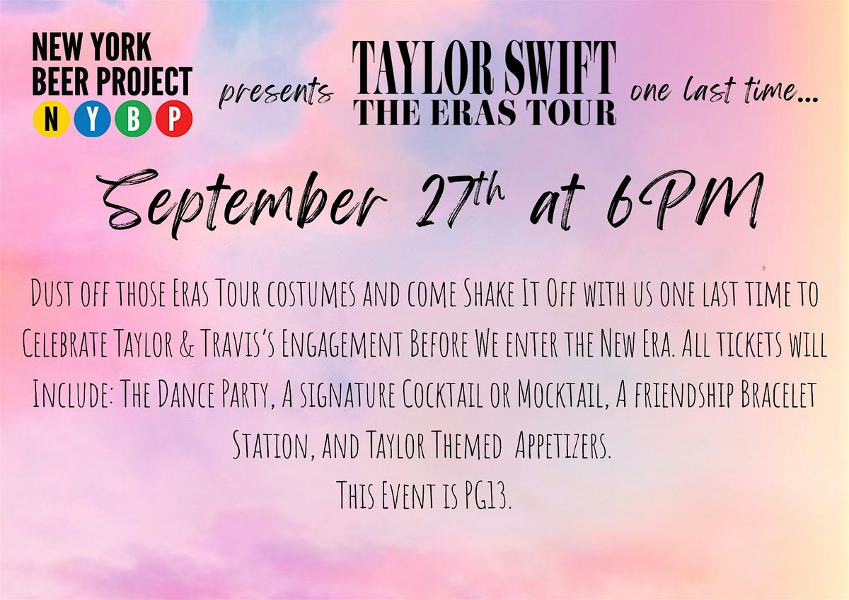 TAYLOR SWIFT THE ERAS TOUR DANCE PARTY!, 27 September | Event in Winter Garden | AllEvents