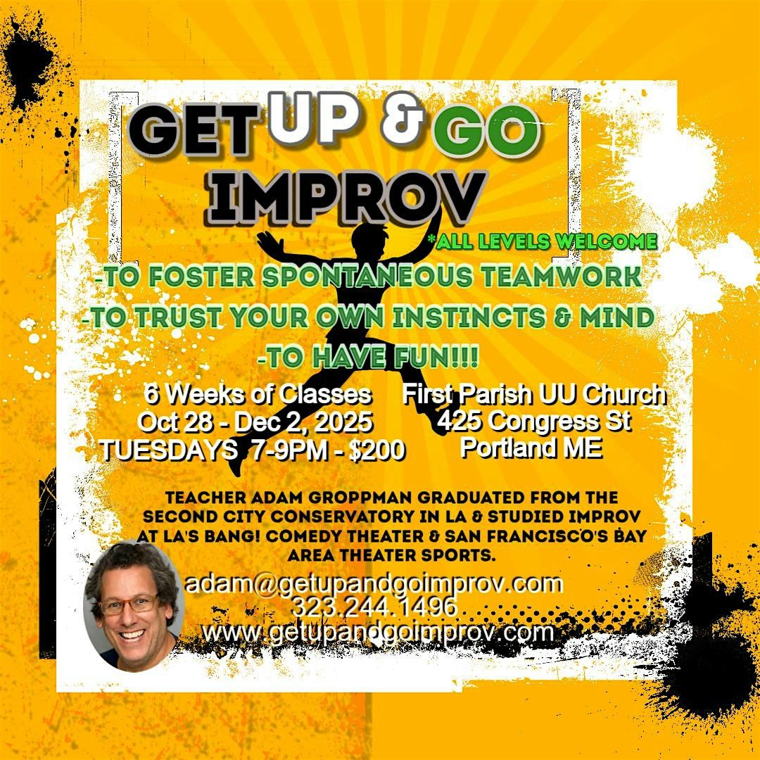 Get Up & Go Improv Classes, 28 October | Event in Portland | AllEvents