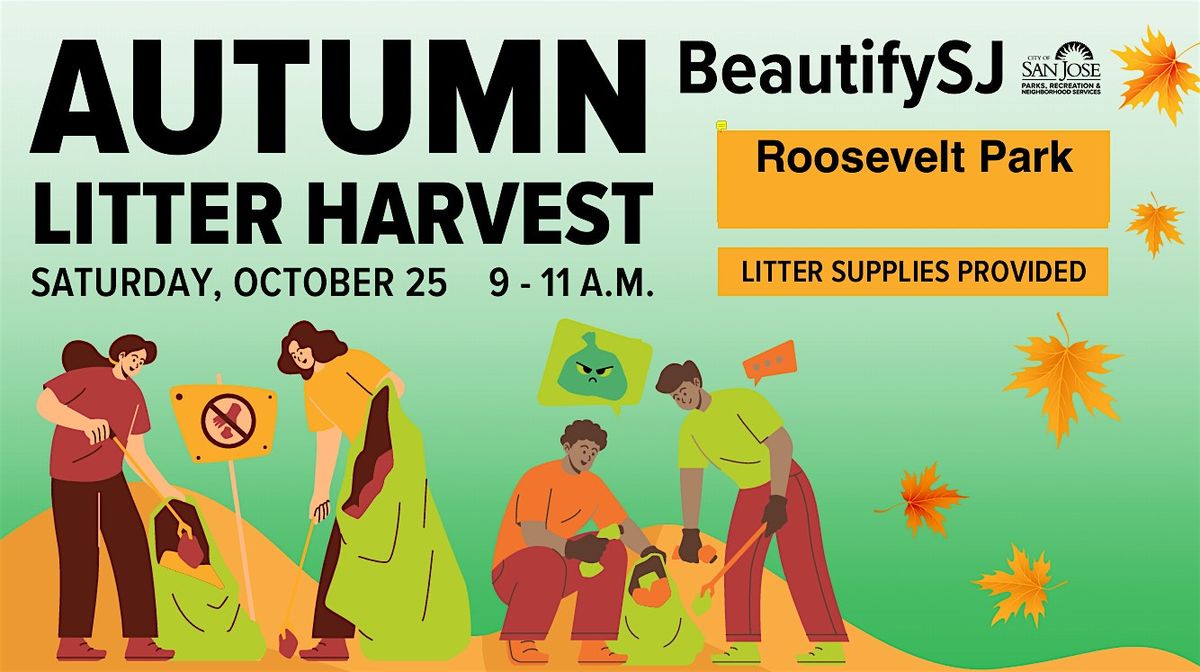 Roosevelt Park Community Cleanup! Let's Make a Difference Together!, 25 October | Event in San Jose | AllEvents