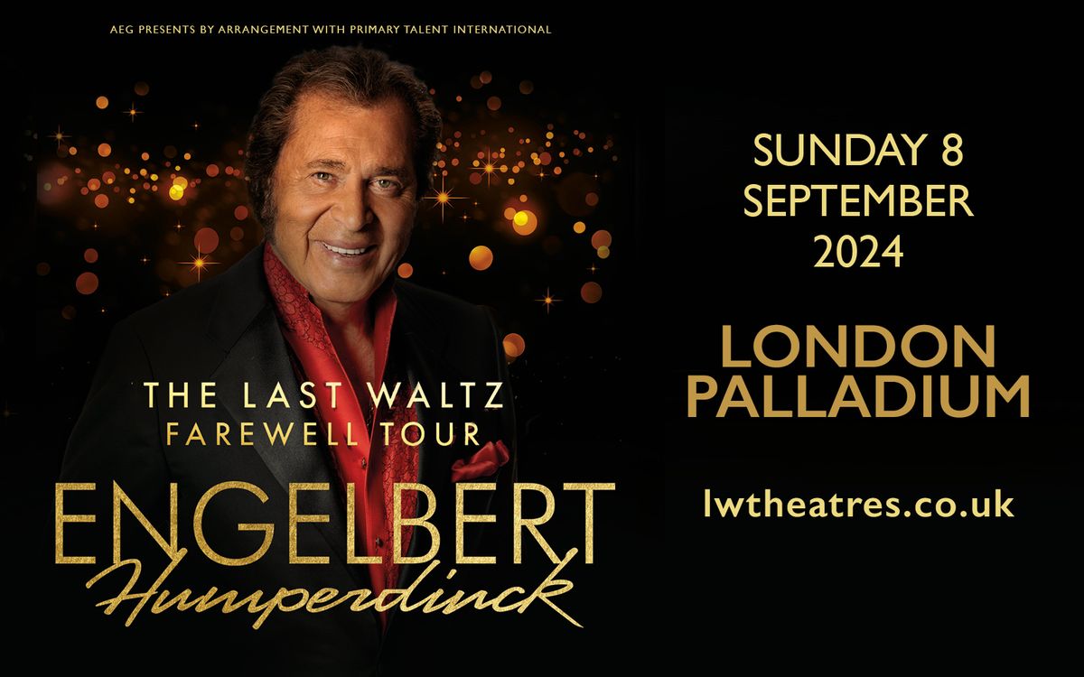 Engelbert Humperdinck London Tickets, 7 September | Event in London | AllEvents