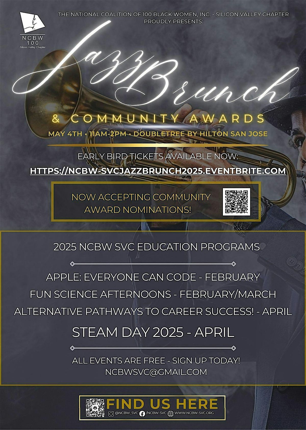 19th Annual NCBW-SVC Jazz Brunch and Community Awards Fundraiser 2025 | Event in San Jose | AllEvents