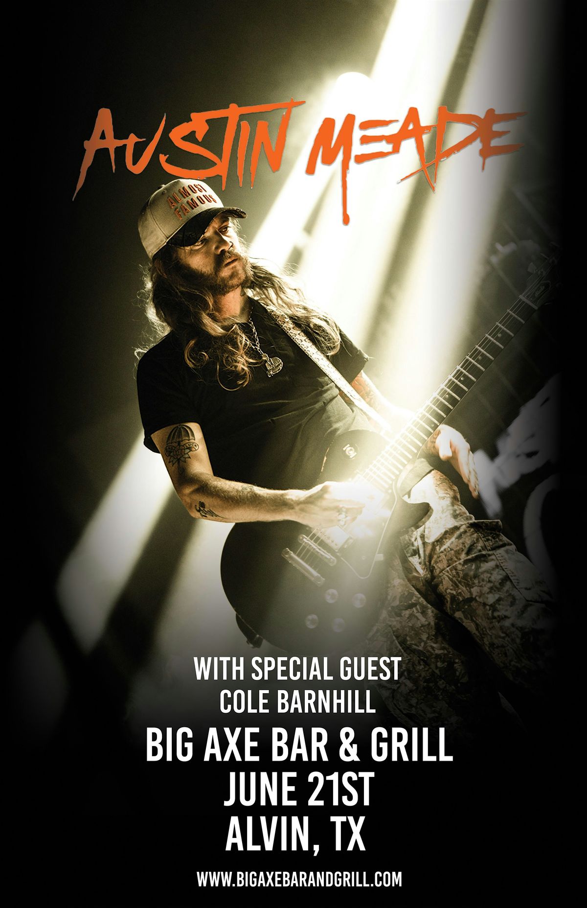 Austin Meade Live at Big Axe Bar & Grill, 21 June | Event in Alvin | AllEvents