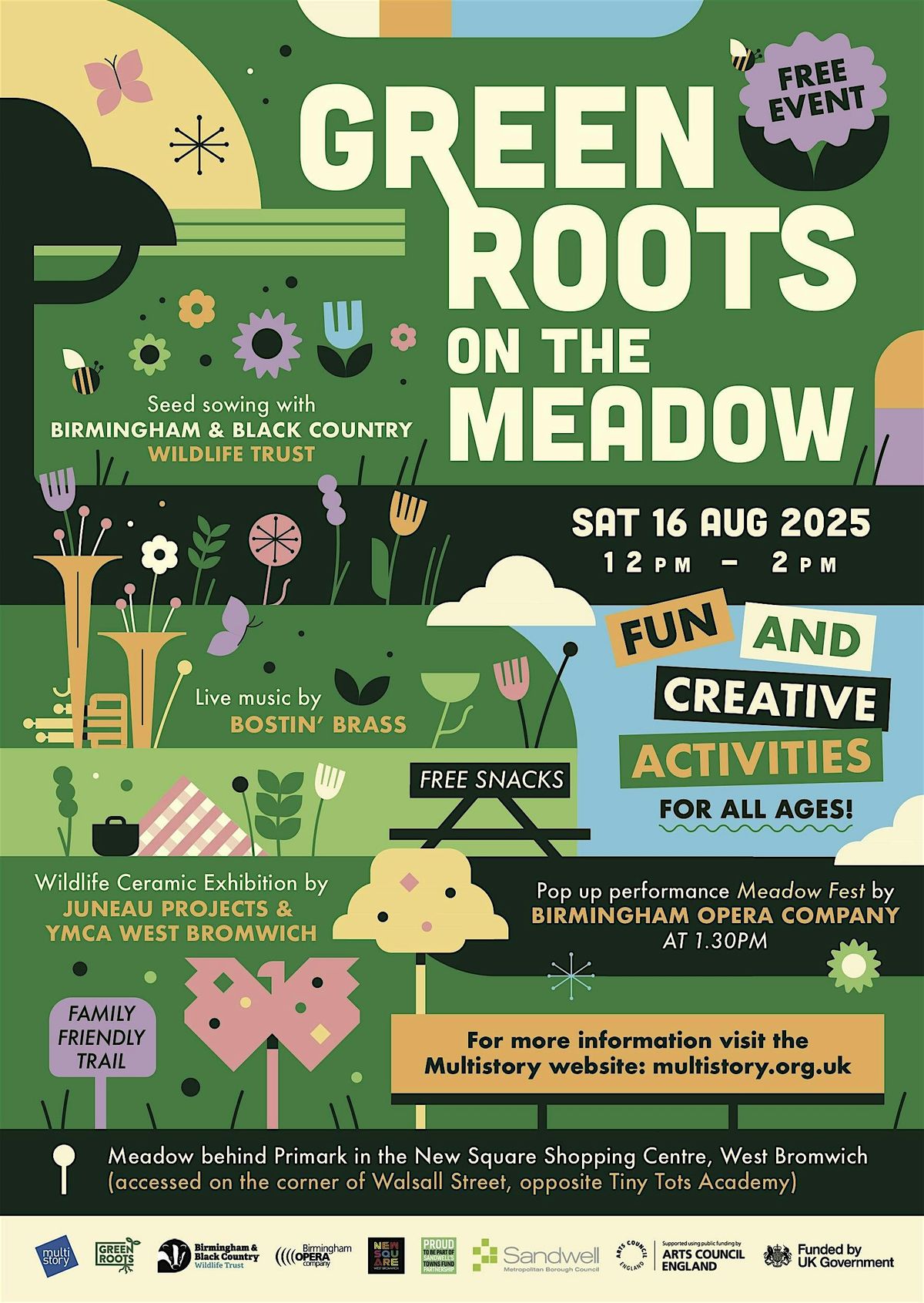 Green Roots on the Meadow 2025, 16 August | Event in West Bromwich | AllEvents