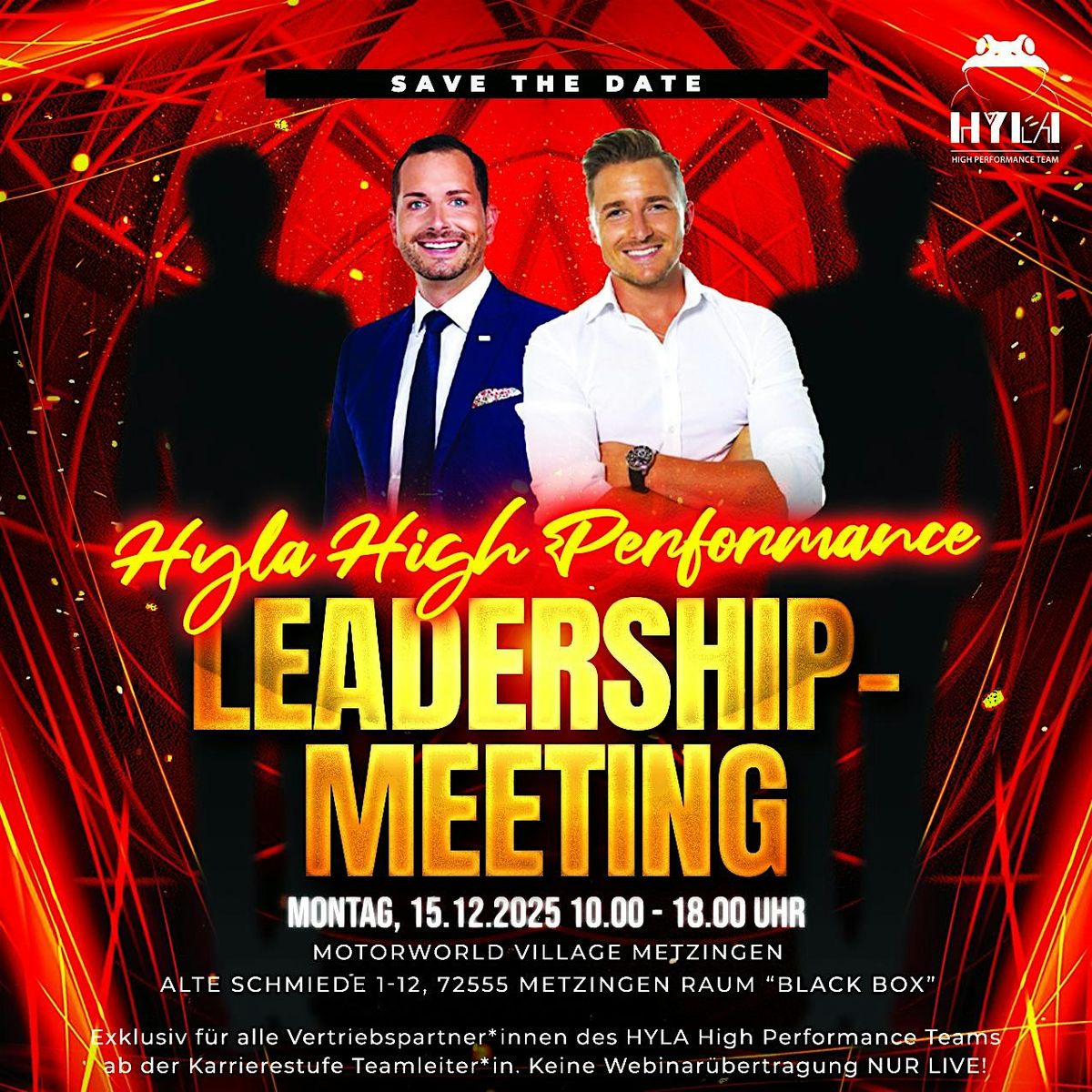 HYLA HIGH PERFORMANCE LEADERSHIP MEETING, 15 December | Event in Metzingen | AllEvents
