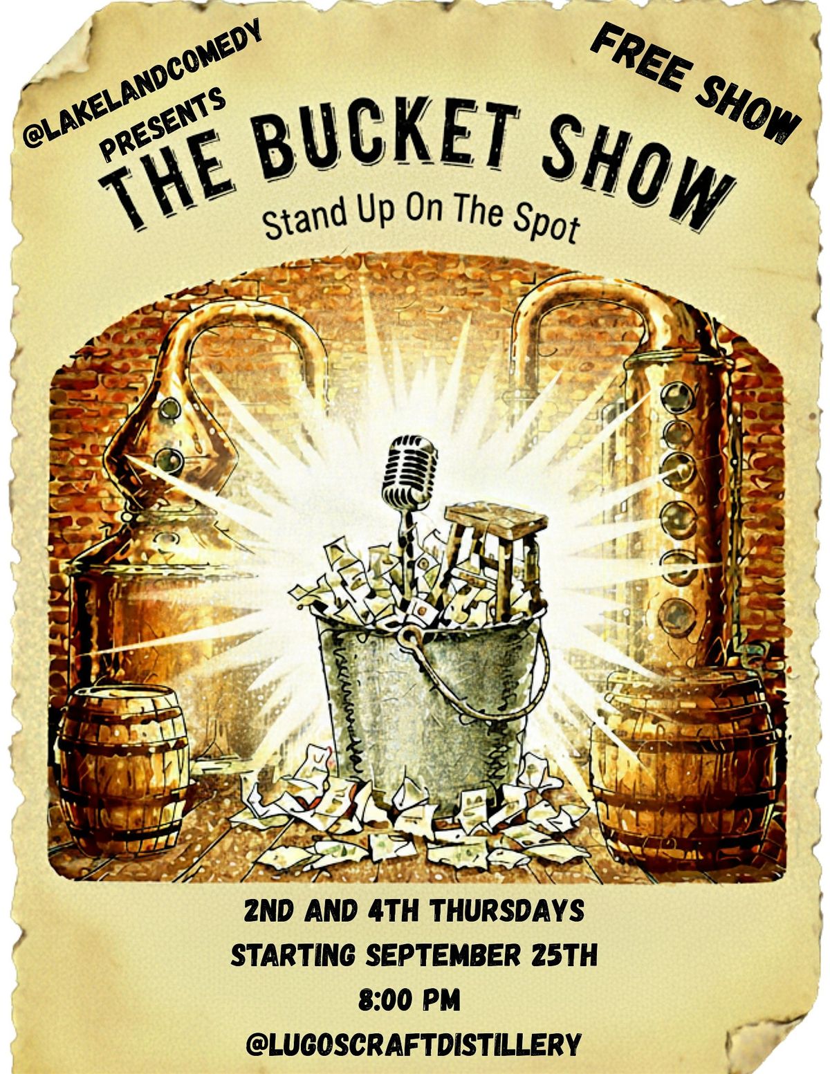 The Bucket Show! @LugosCraftDistillery | Event in Lakeland | AllEvents