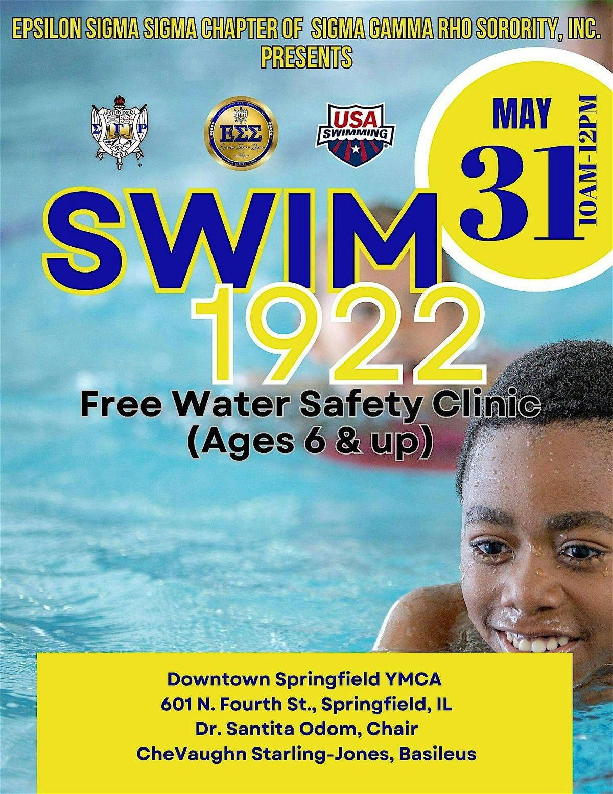 SWIM1922, 31 May | Event in Springfield | AllEvents