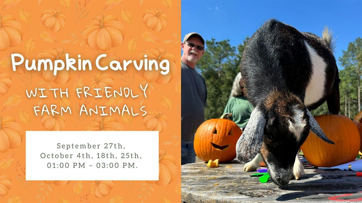 Pumpkin Carving with Friendly Farm Animals | Event in Santee | AllEvents