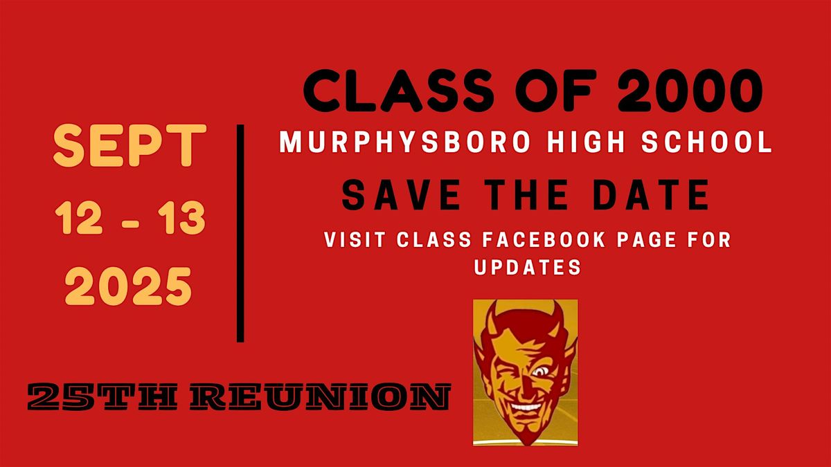 Murphysboro HS Class of 2000 25 year reunion, 13 September | Event in Murphysboro | AllEvents