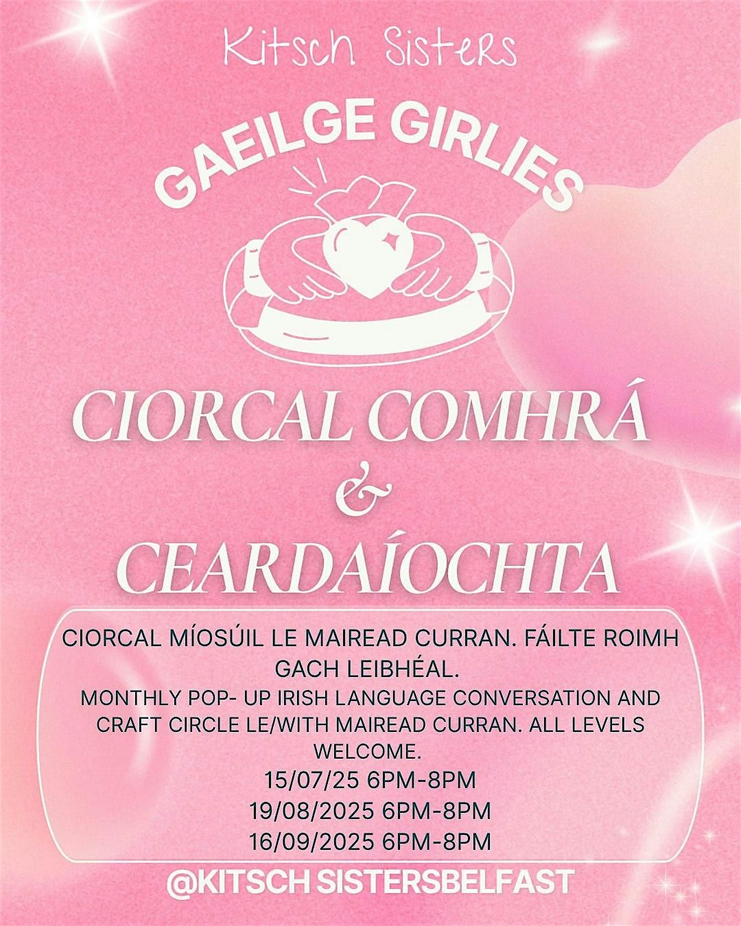 Irish Language Conversation and Craft Circle, 16 September | Event in Belfast | AllEvents