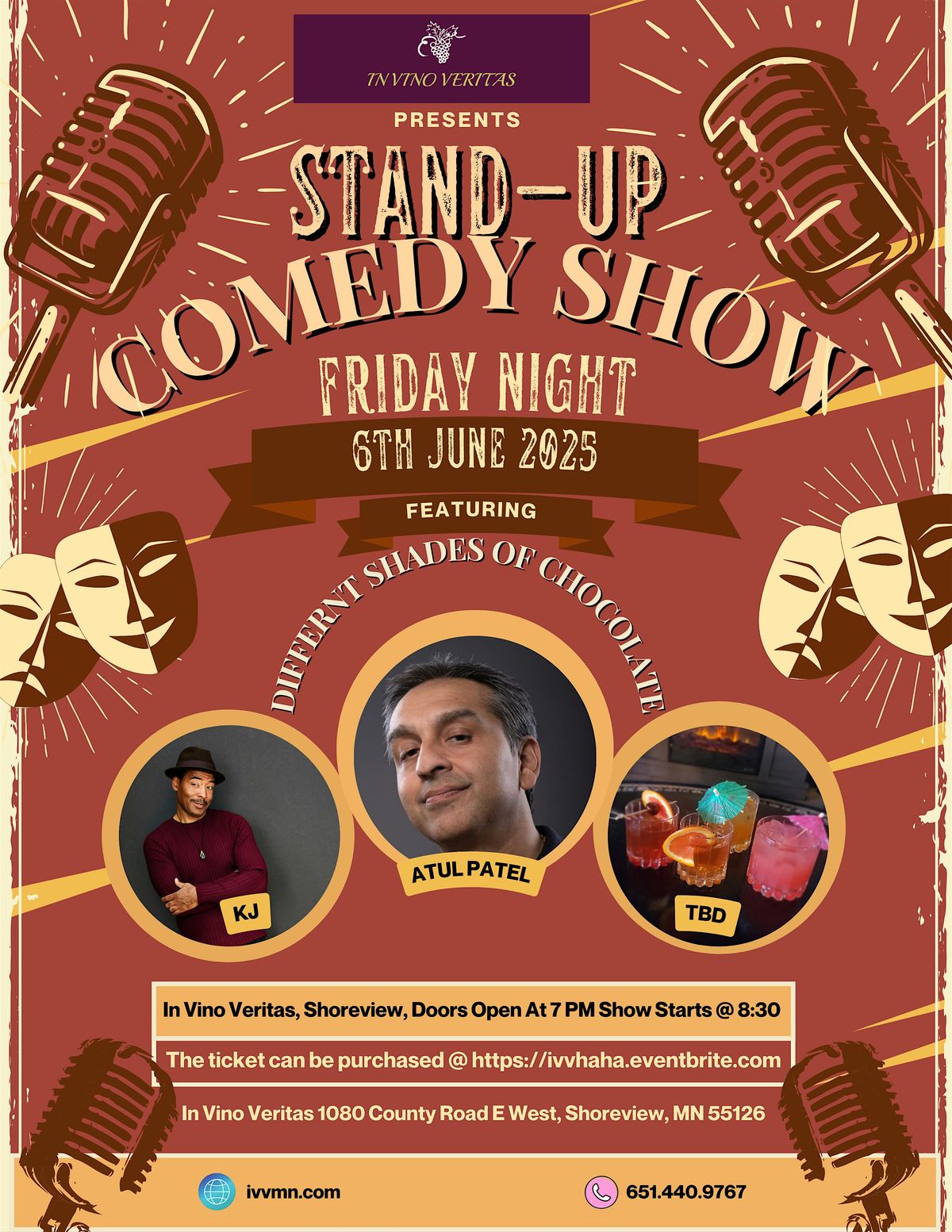 Comedy Night Presents Different Shades of Chocolate, 6 June | Event in Saint Paul | AllEvents