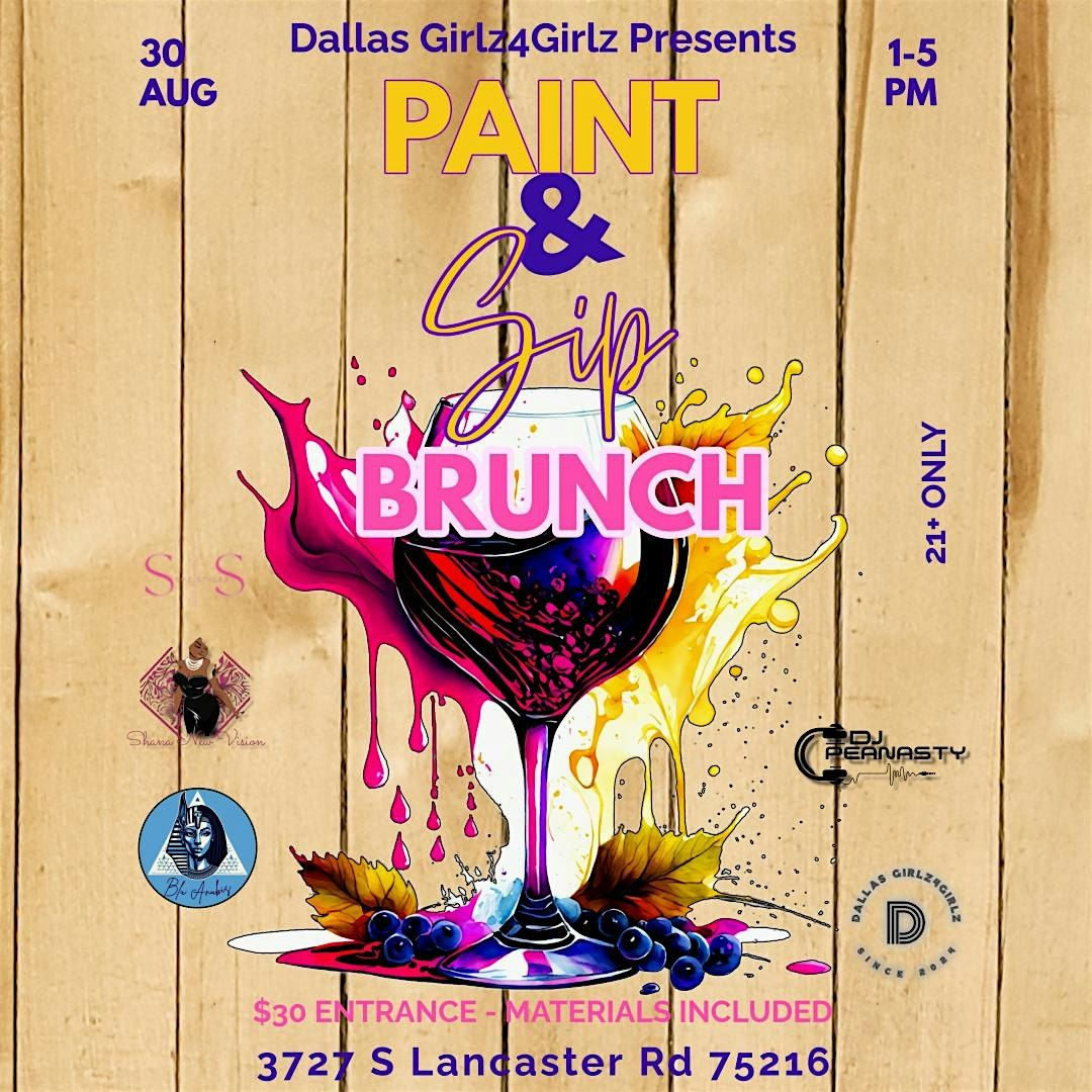 BRUNCH PAINT AND SIP, 30 August | Event in Dallas | AllEvents