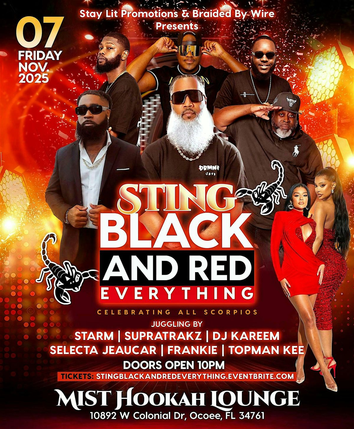 Sting: Black & Red Everything, 7 November | Event in Ocoee | AllEvents