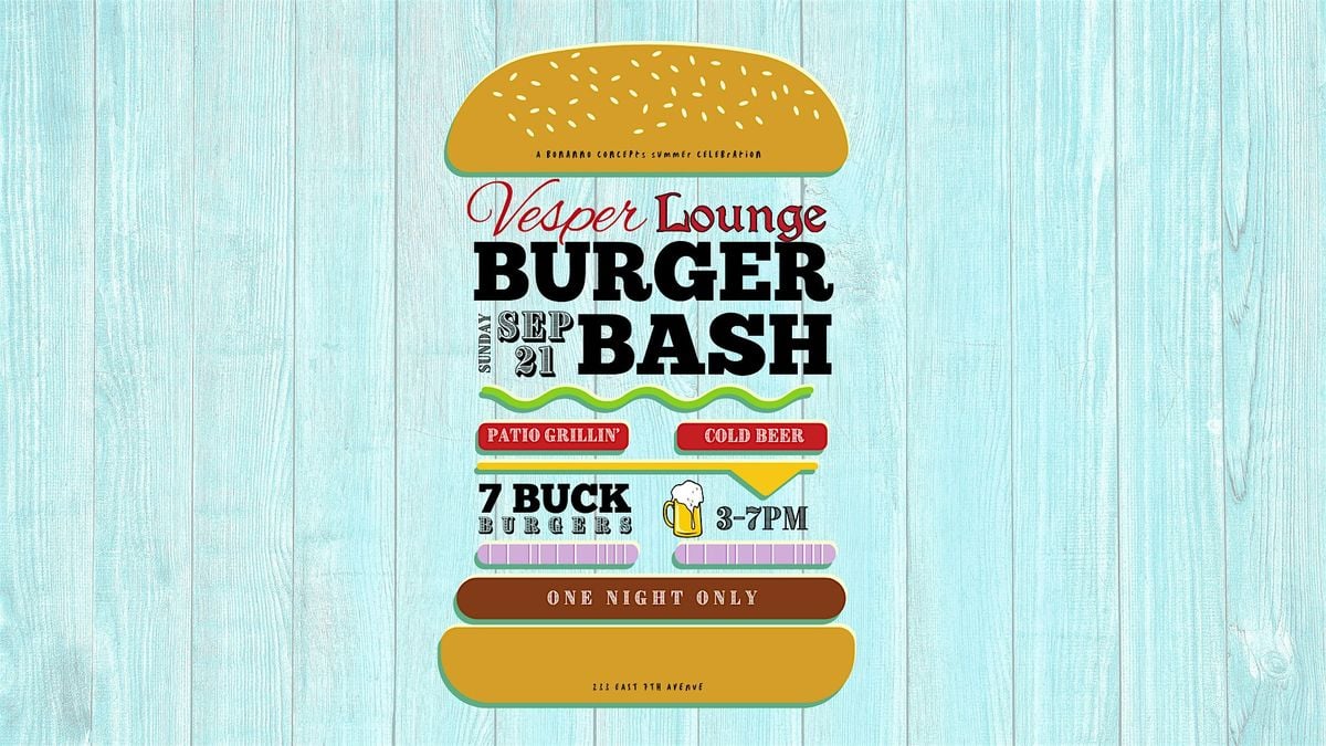 Burger Bash is BACK! with DJ Jake Buchheit | Event in Denver | AllEvents