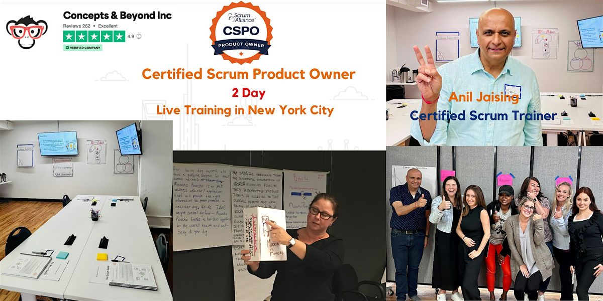 Certified Scrum Product Owner (CSPO) In-Person Training | Event in New York | AllEvents
