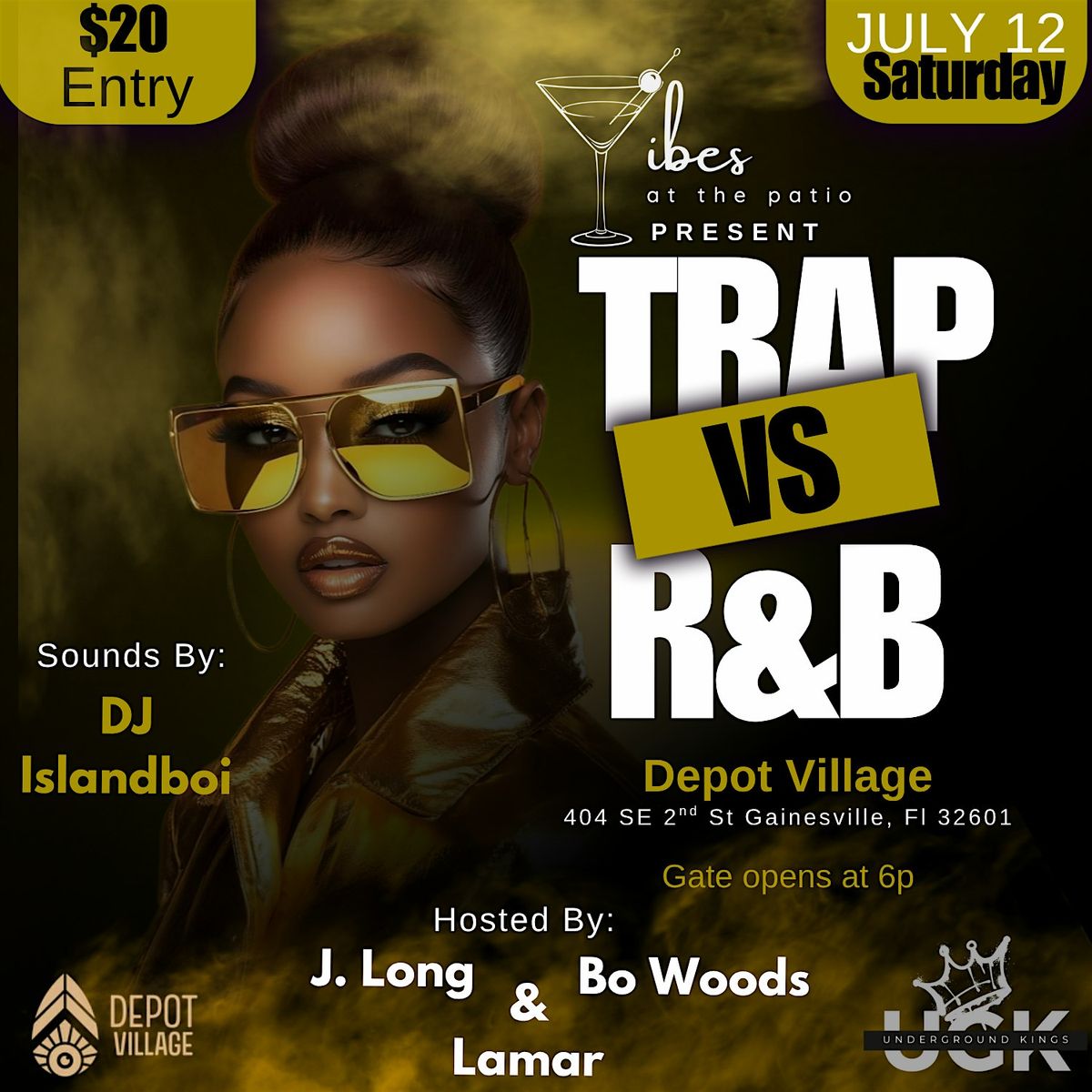 Vibes At The Patio, 12 July | Event in Gainesville | AllEvents