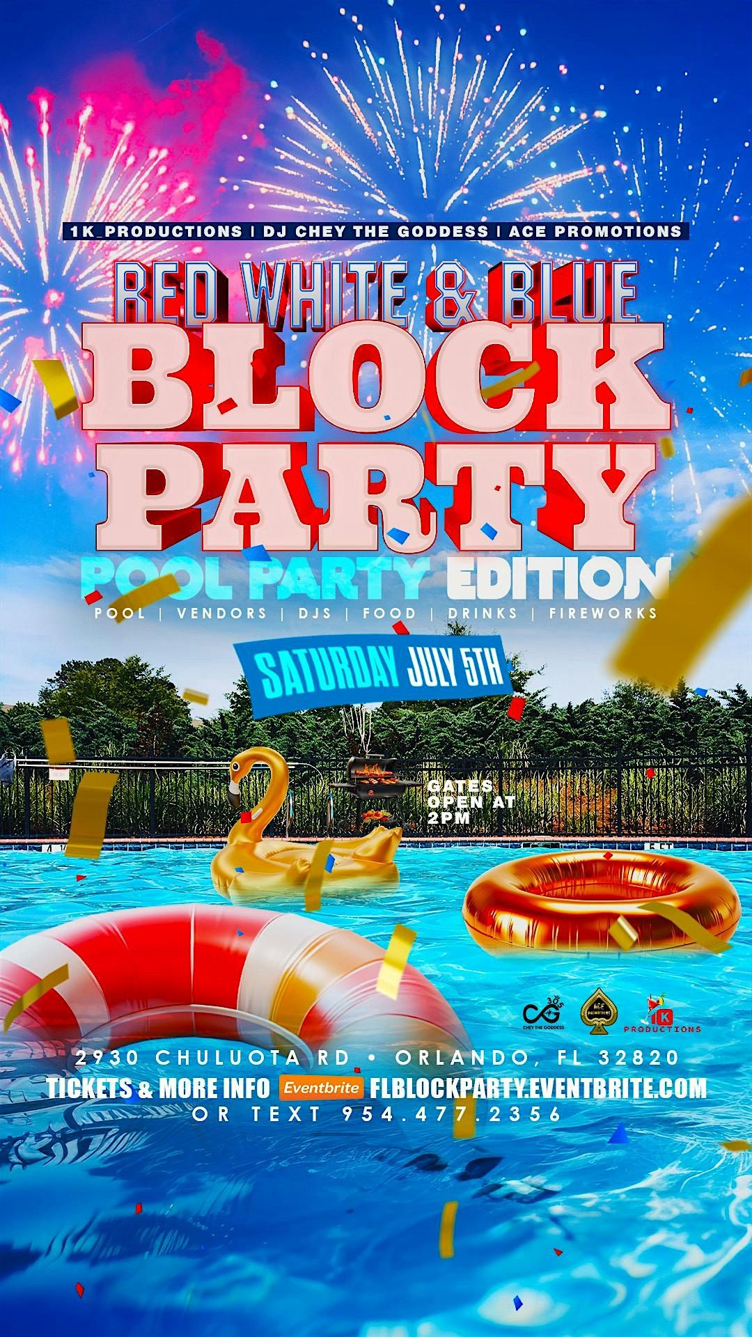 Red, White and Blue Block Party, 5 July | Event in Orlando | AllEvents