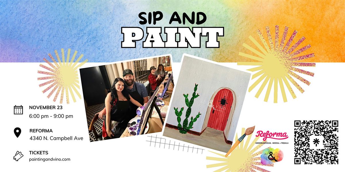 Red Door Paint and Sip at Reforma, 23 November | Event in Tucson | AllEvents