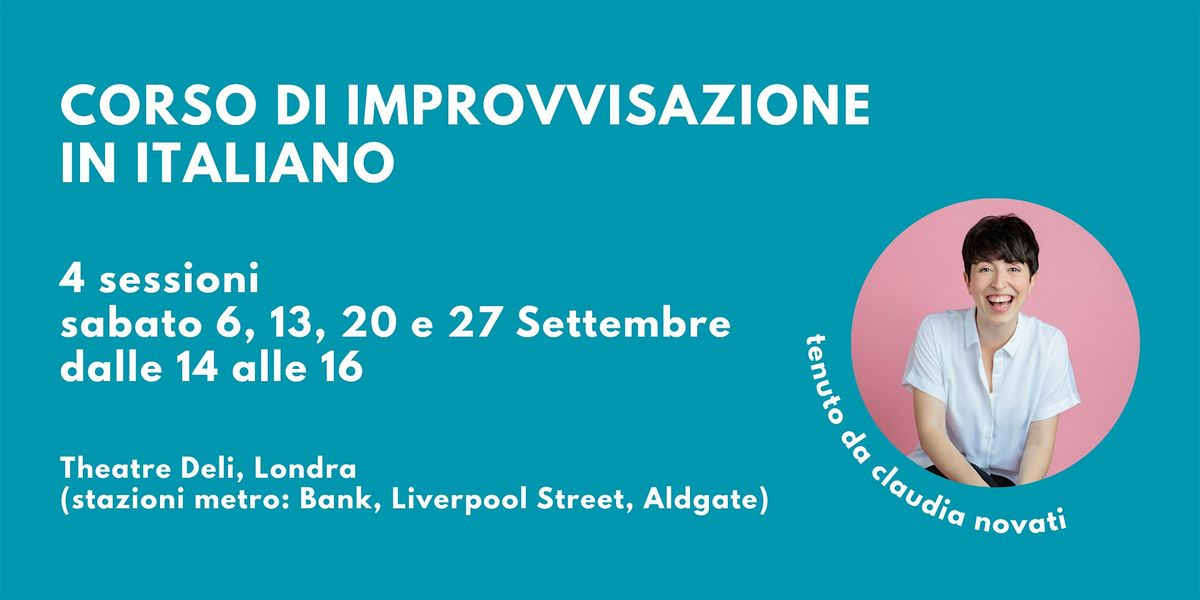 Corso di Improvvisazione per Principianti (in Italiano), 6 September | Event in London | AllEvents