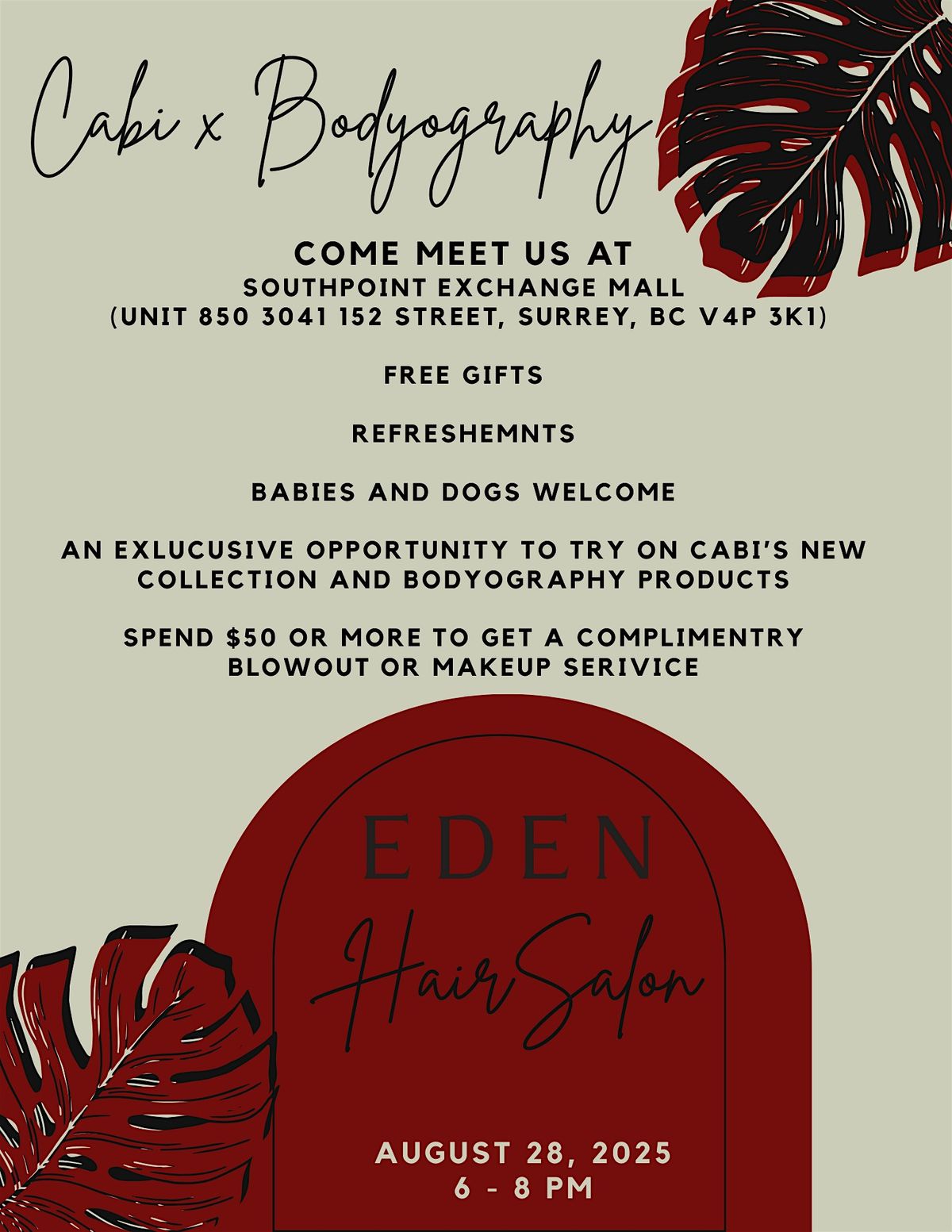 Sip n' Shop with Bodyography and Cabi, 28 August | Event in Surrey | AllEvents