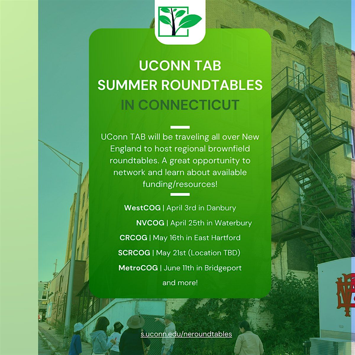 NECCOG Brownfields Roundtable, 16 July | Event in Putnam | AllEvents