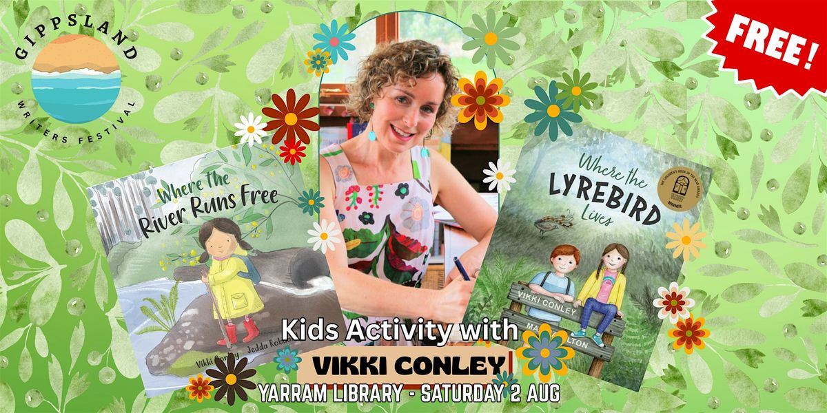 Vikki Conley - Kids Activity at the Yarram Library, 2 August | Event in Yarram | AllEvents