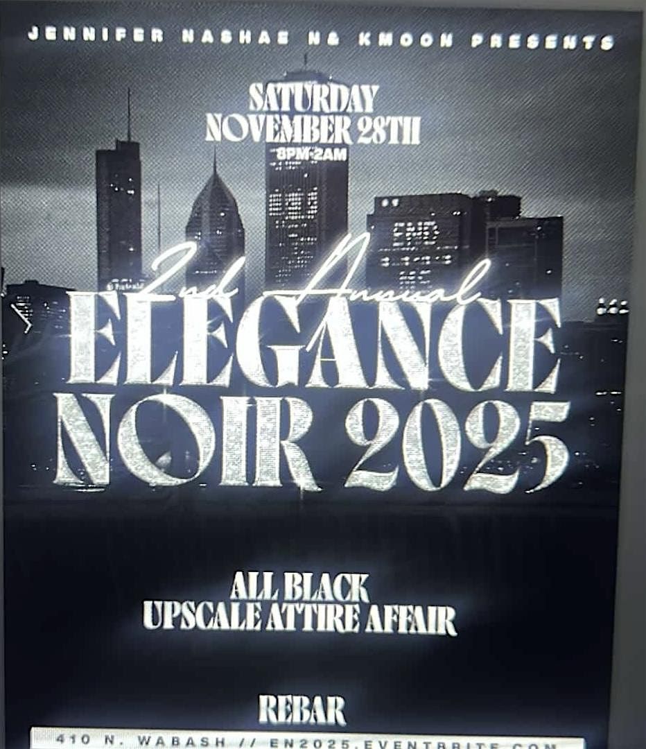 Elegance Noire(All Black Upscale Attire), 28 November | Event in Chicago | AllEvents