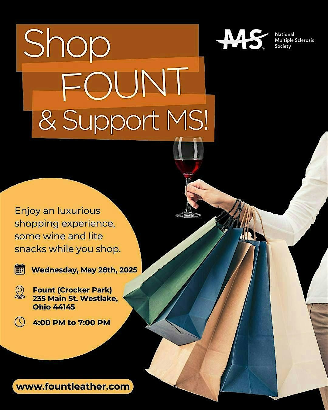 FOUNT Fundraiser for MS Society, 5 June | Event in Westlake | AllEvents