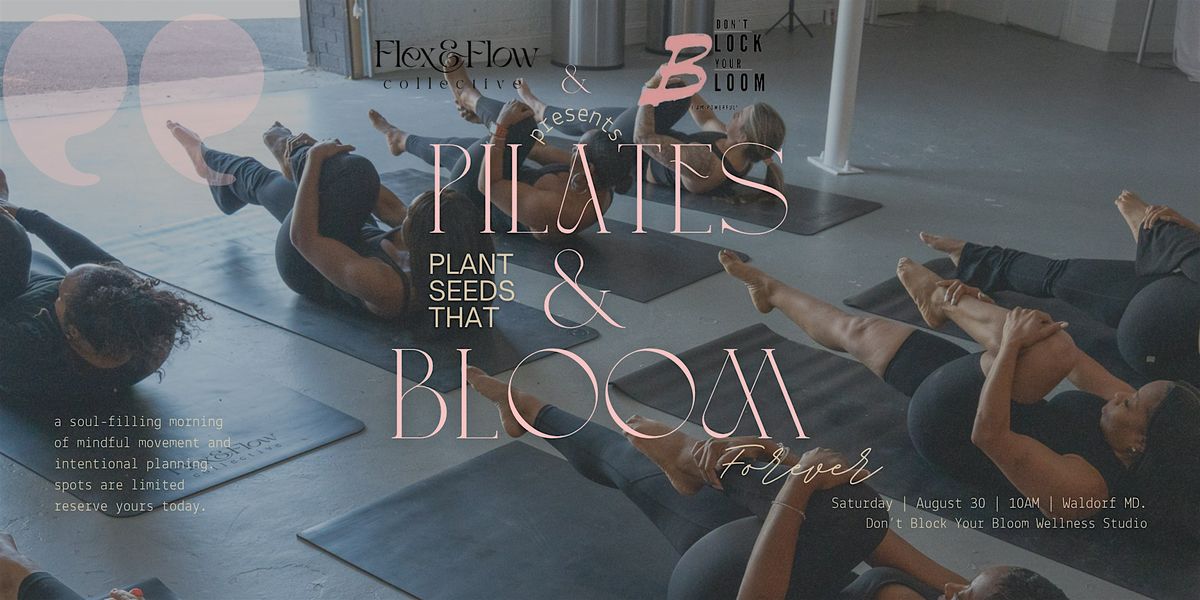 Pilates & Bloom: Mindful Movement & Intentional Planning, 30 August | Event in Waldorf | AllEvents