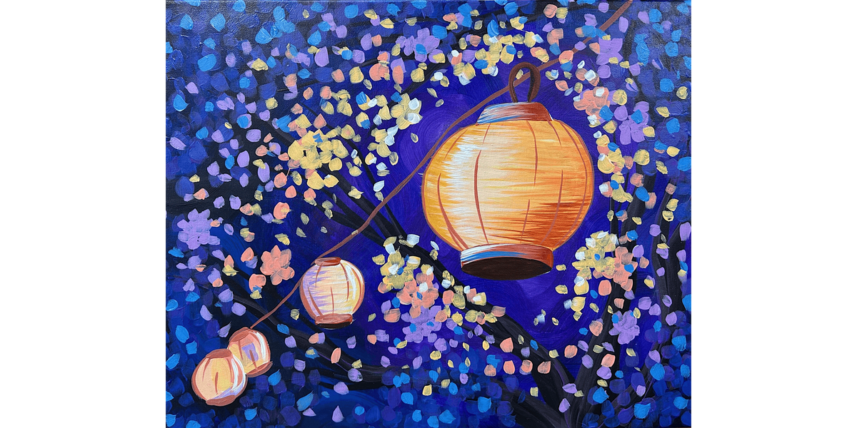 Lavender Lanterns  - Paint and Sip in Tyler | Classpop!™, 9 August | Event in Tyler | AllEvents