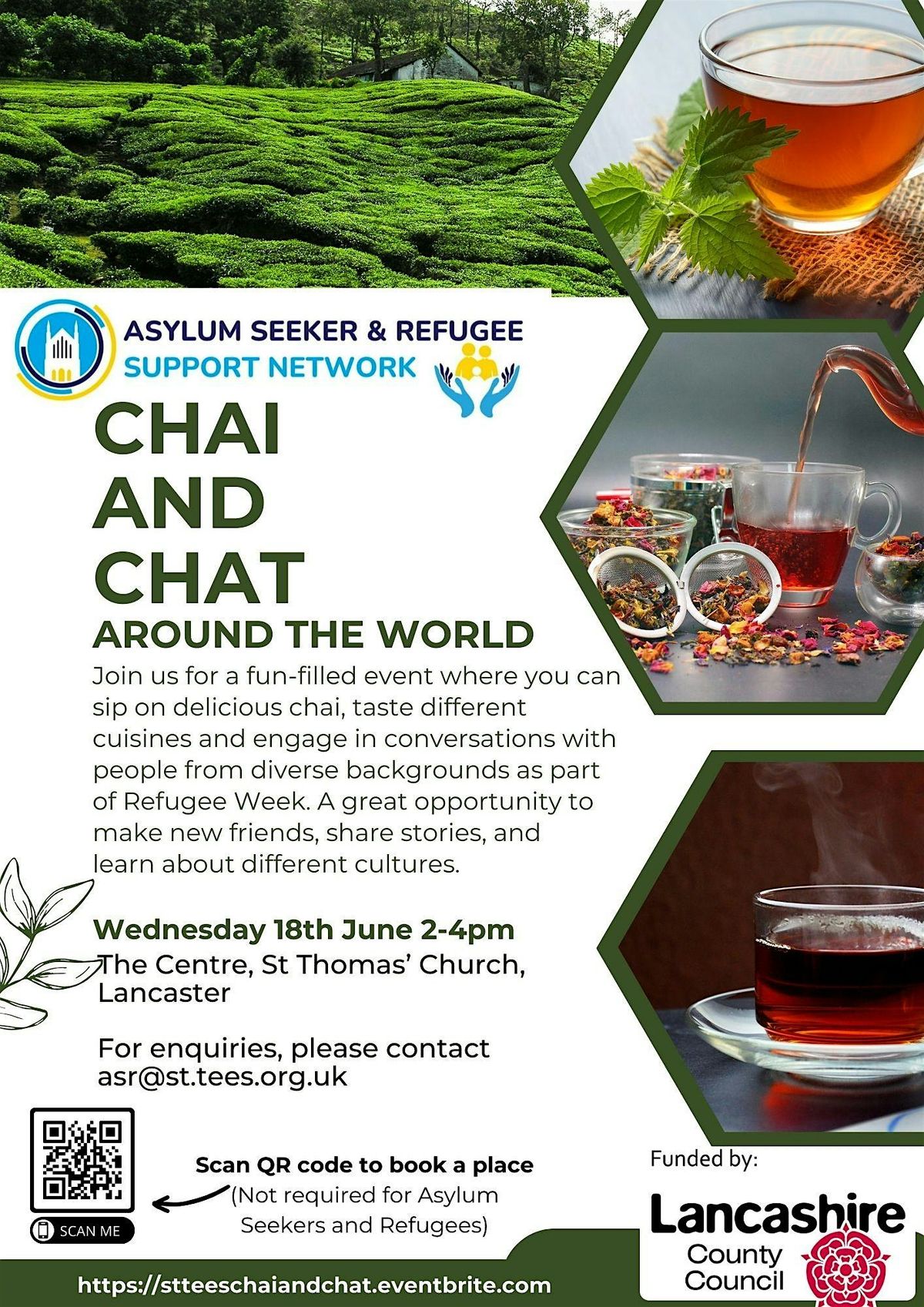Chai and Chat, 18 June | Event in Lancaster | AllEvents