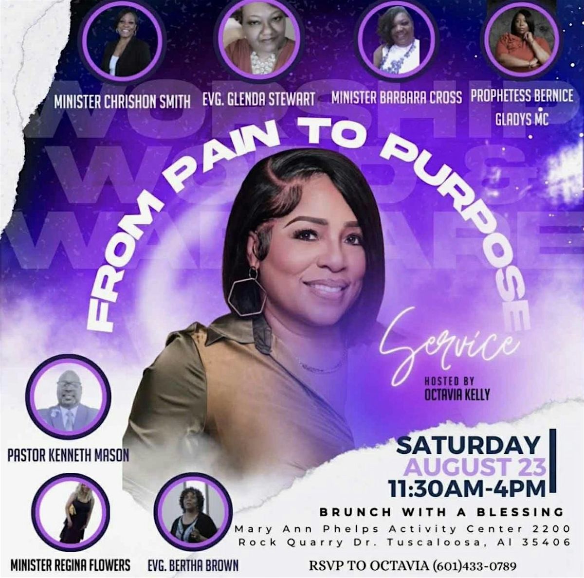 From Pain To Purpose, 23 August | Event in Tuscaloosa | AllEvents