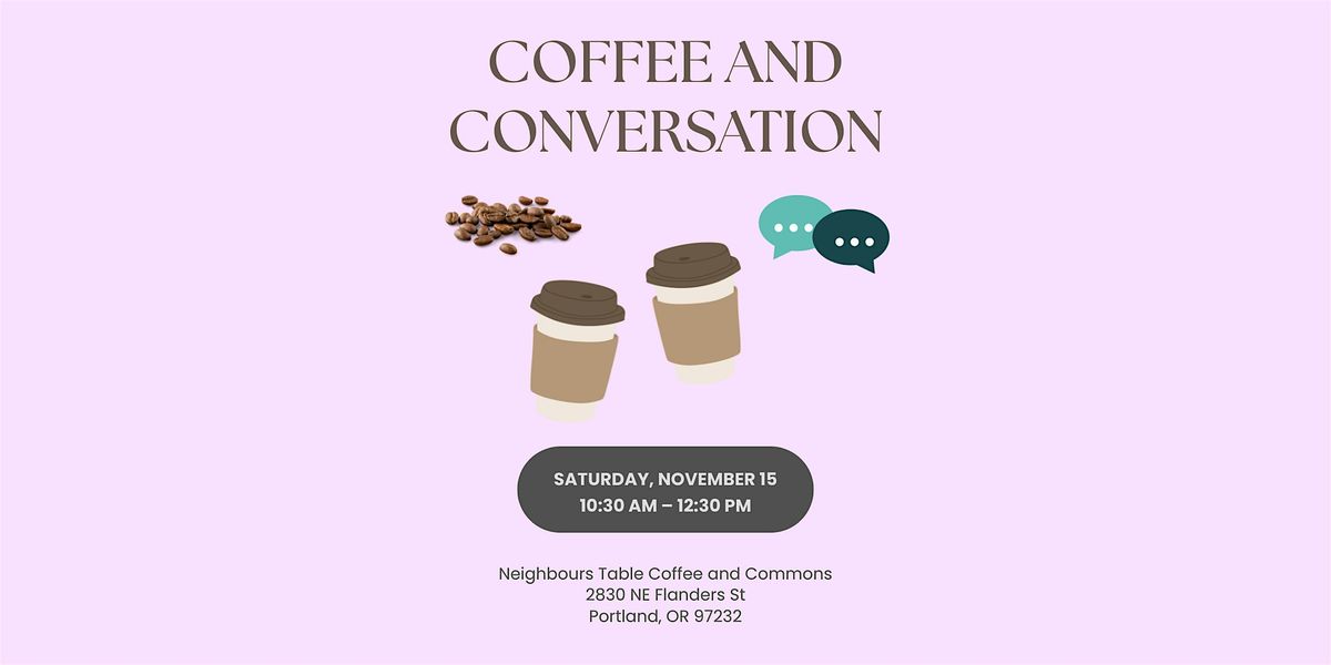 Coffee and Cantonese Conversation | Event in Portland | AllEvents