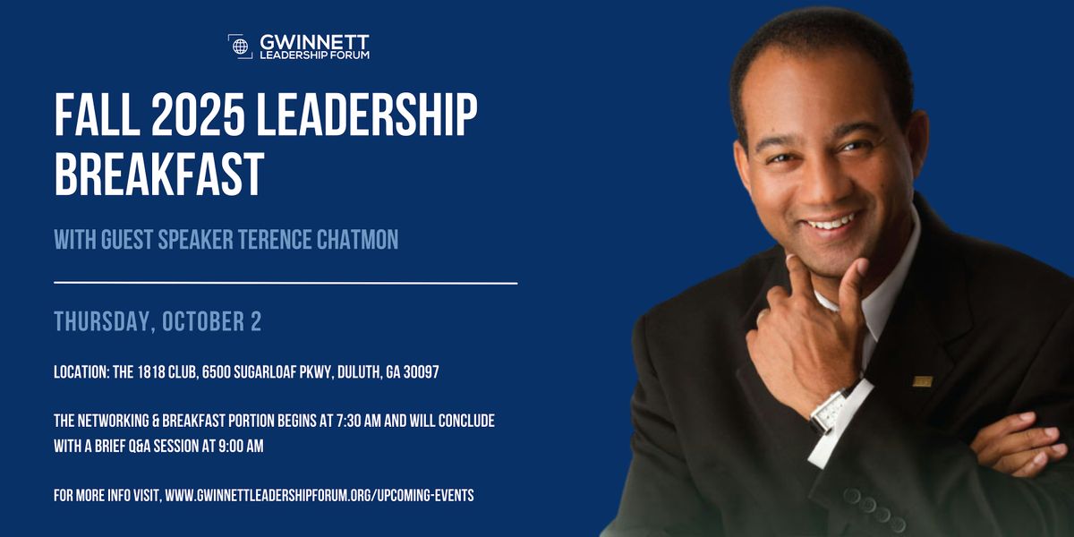 GLF Fall 2025 Leadership Breakfast with Guest Speaker Terence Chatmon, 2 October | Event in Duluth | AllEvents