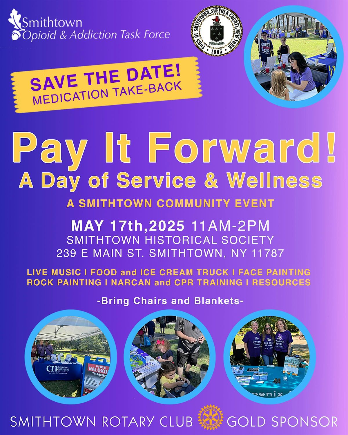 Pay It Forward - A Community Day of Service & Wellness, 17 May | Event in Smithtown | AllEvents