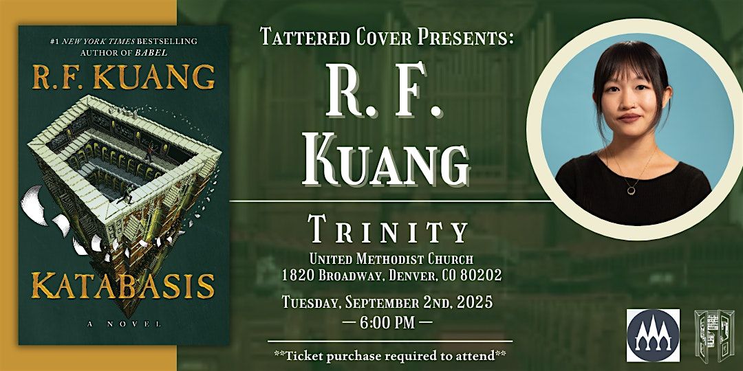 R.F. Kuang Live with Tattered Cover Book Store, 2 September | Event in Denver | AllEvents