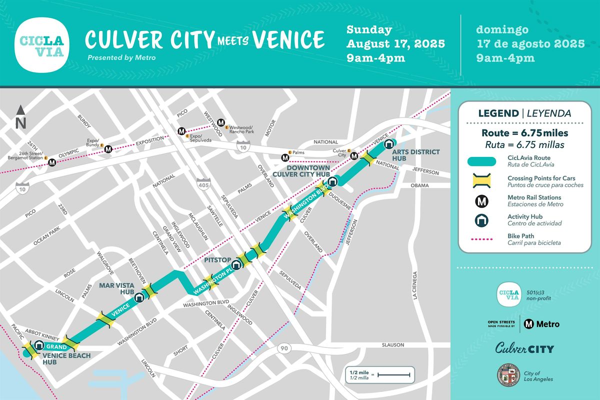 CicLAvia—Culver City meets Venice | Event in Culver City | AllEvents