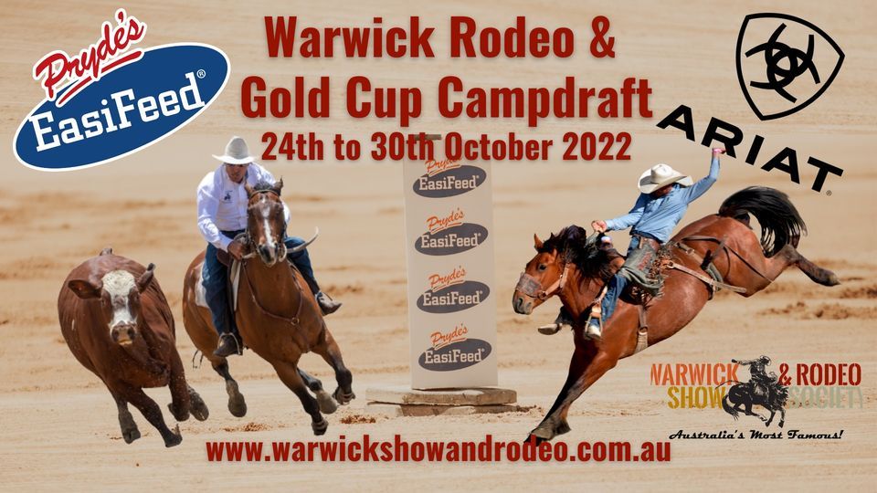 Official Ariat Warwick Rodeo & Prydes EasiFeed Warwick Gold Cup