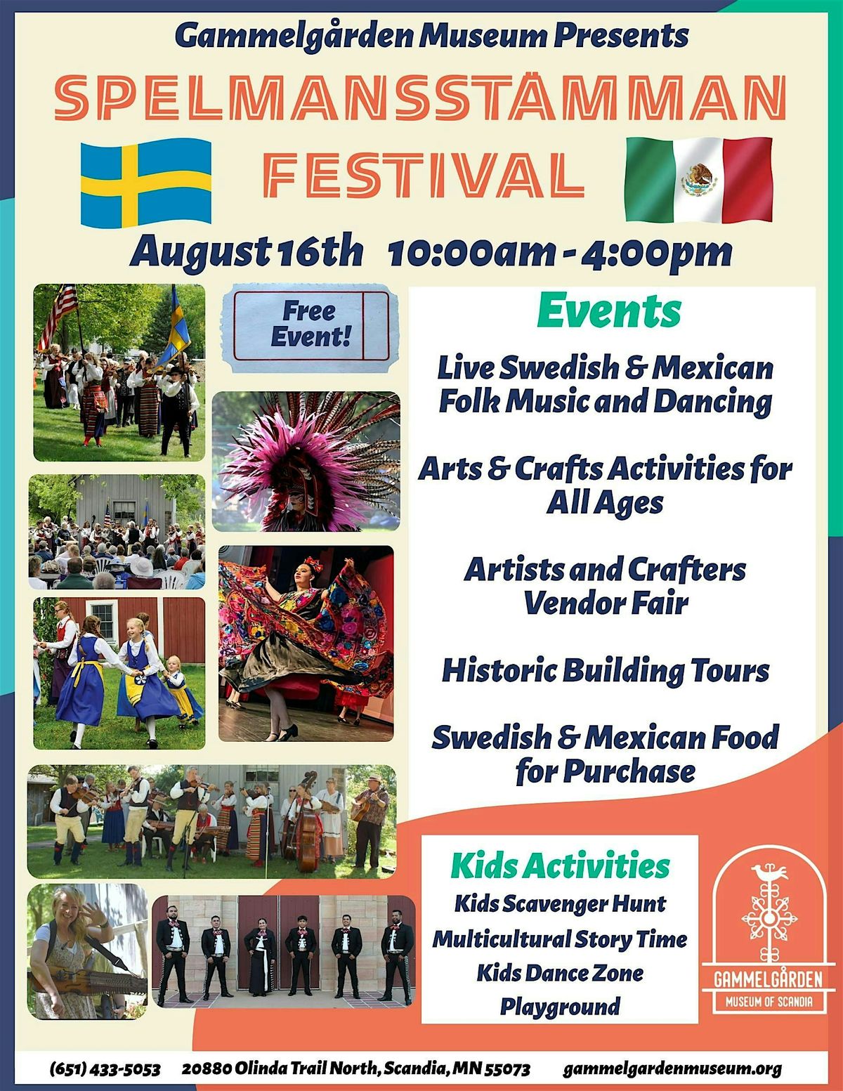 Spelmansstämman, 16 August | Event in Scandia | AllEvents