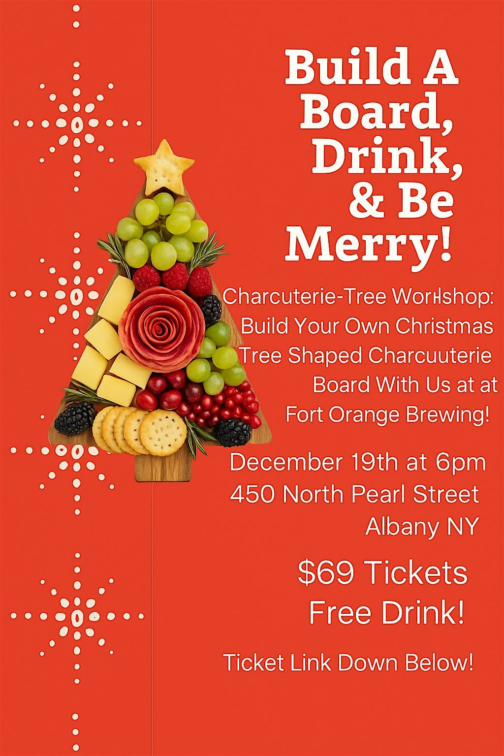 “Build-a-Board: Christmas Tree Charcuterie Workshop, 19 December | Event in Albany | AllEvents