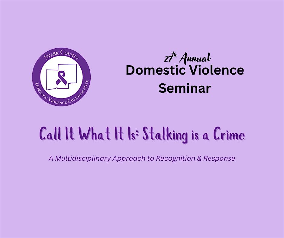 27th Annual Domestic Violence Seminar, 19 September | Event in Canton | AllEvents